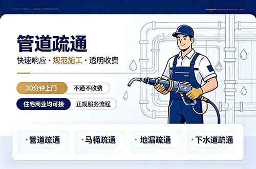 广汉管道疏通