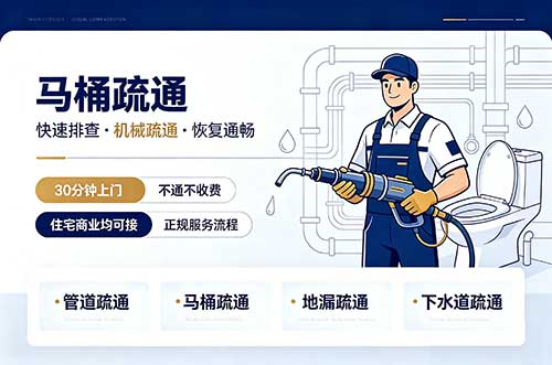 广汉马桶疏通