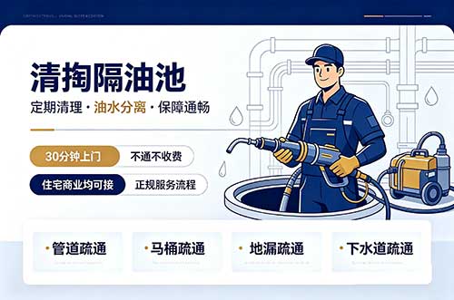 广汉清掏隔油池